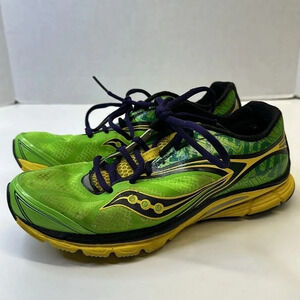 Saucony Sneakers Athletic Shoes Running Lace Up Boston Green Yellow Women's 9